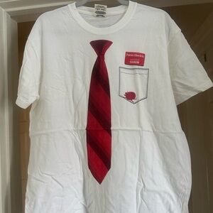 Comfort Colors Red and White Short Sleeve Tees